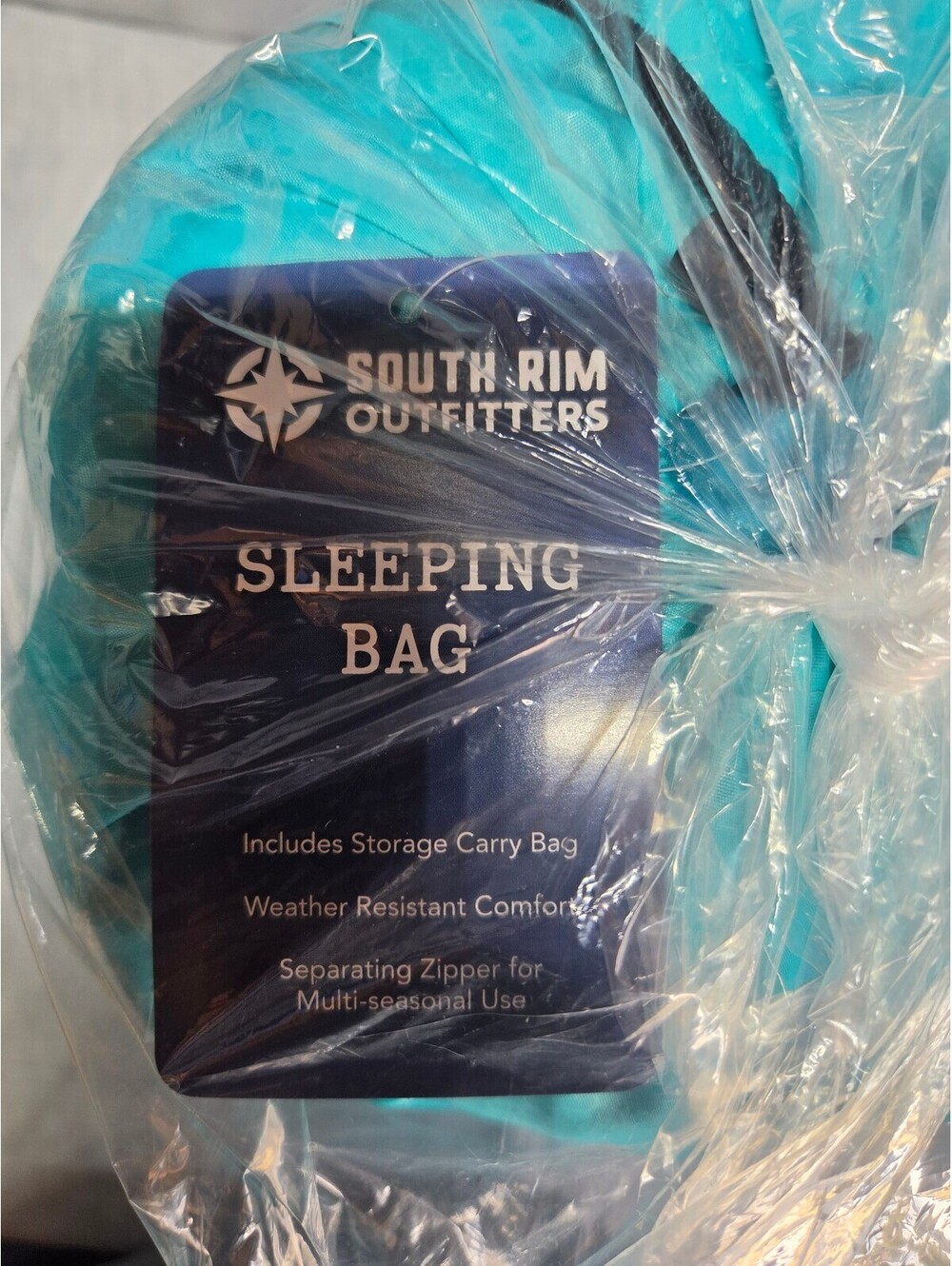 South Rim Outfitters Weather Resistant Sleeping Bag with Storage Carry Bag